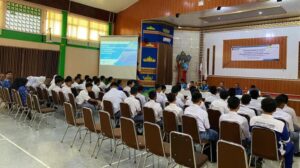 PLN UP3 Tanjung Karang Sosialisasi Keselamatan Ketenagalistrikan di Dua SMK Bandar Lampung